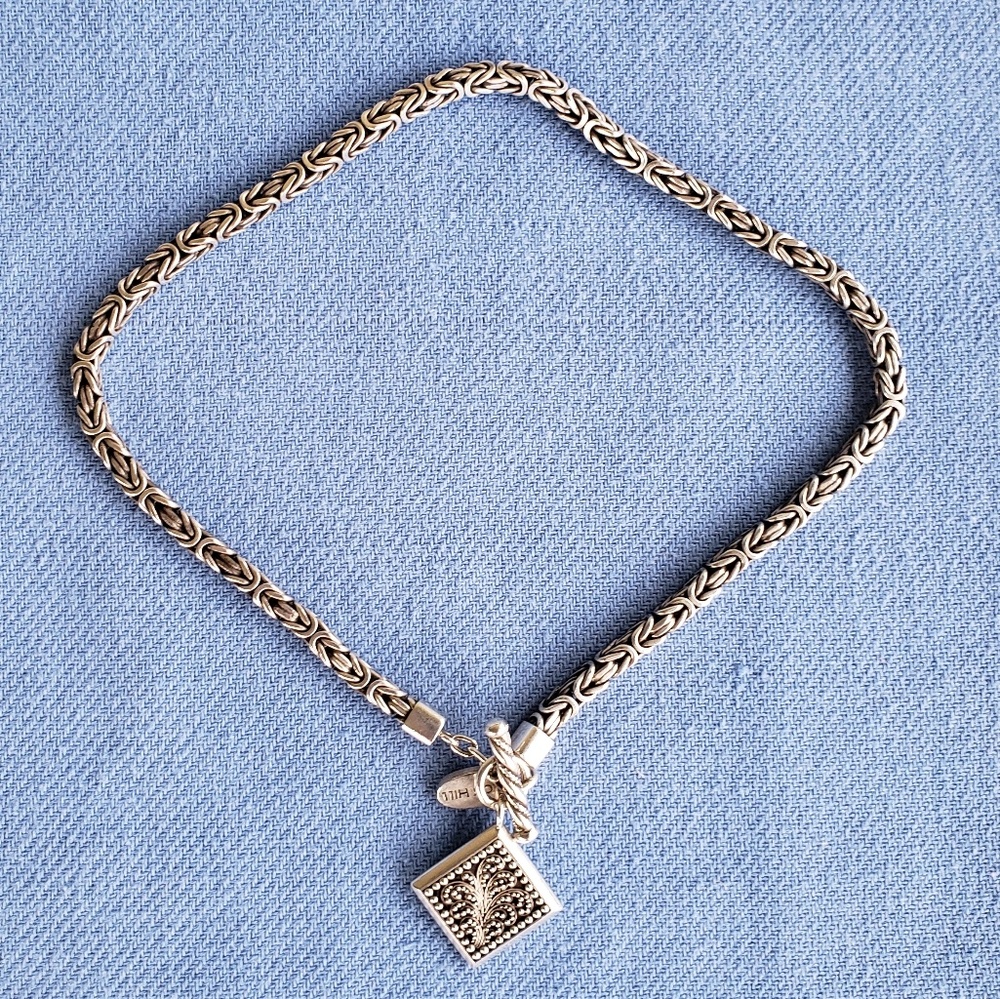 Lois Hill 16" Box Wheat Chain Necklace